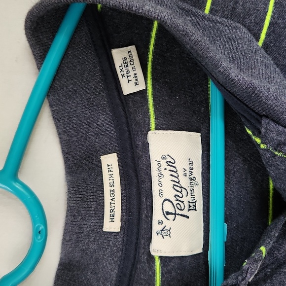 Vintage Penguin Mens Polo XXL Shirt - Picture 2 of 3